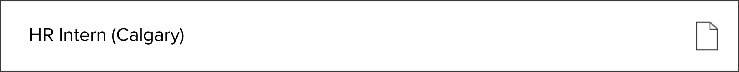 HR Intern